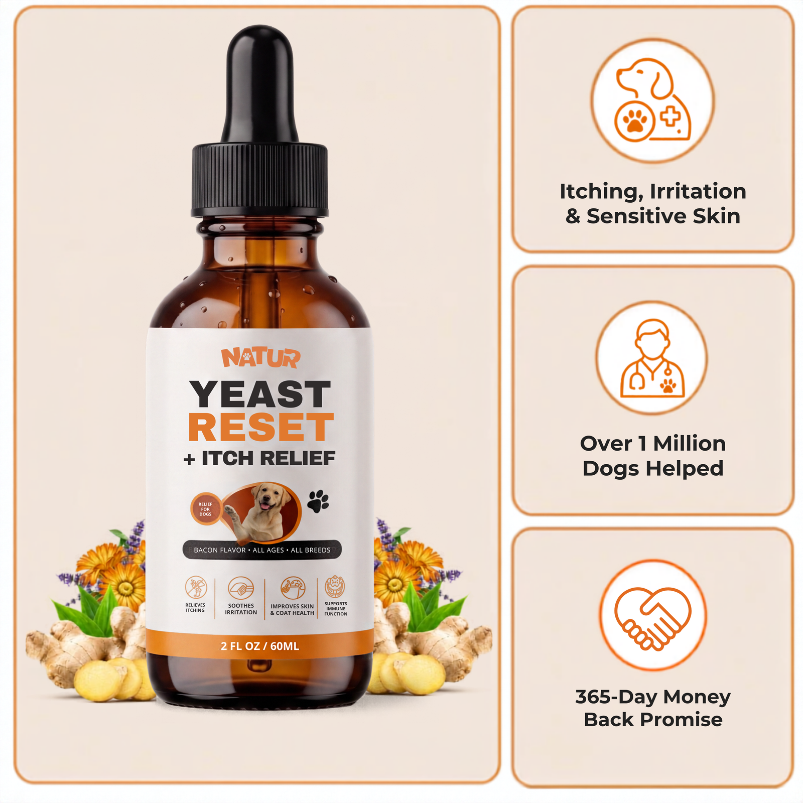 Rebalance Yeast Overgrowth in Just 14 Days with Pau D'arco & Ginger